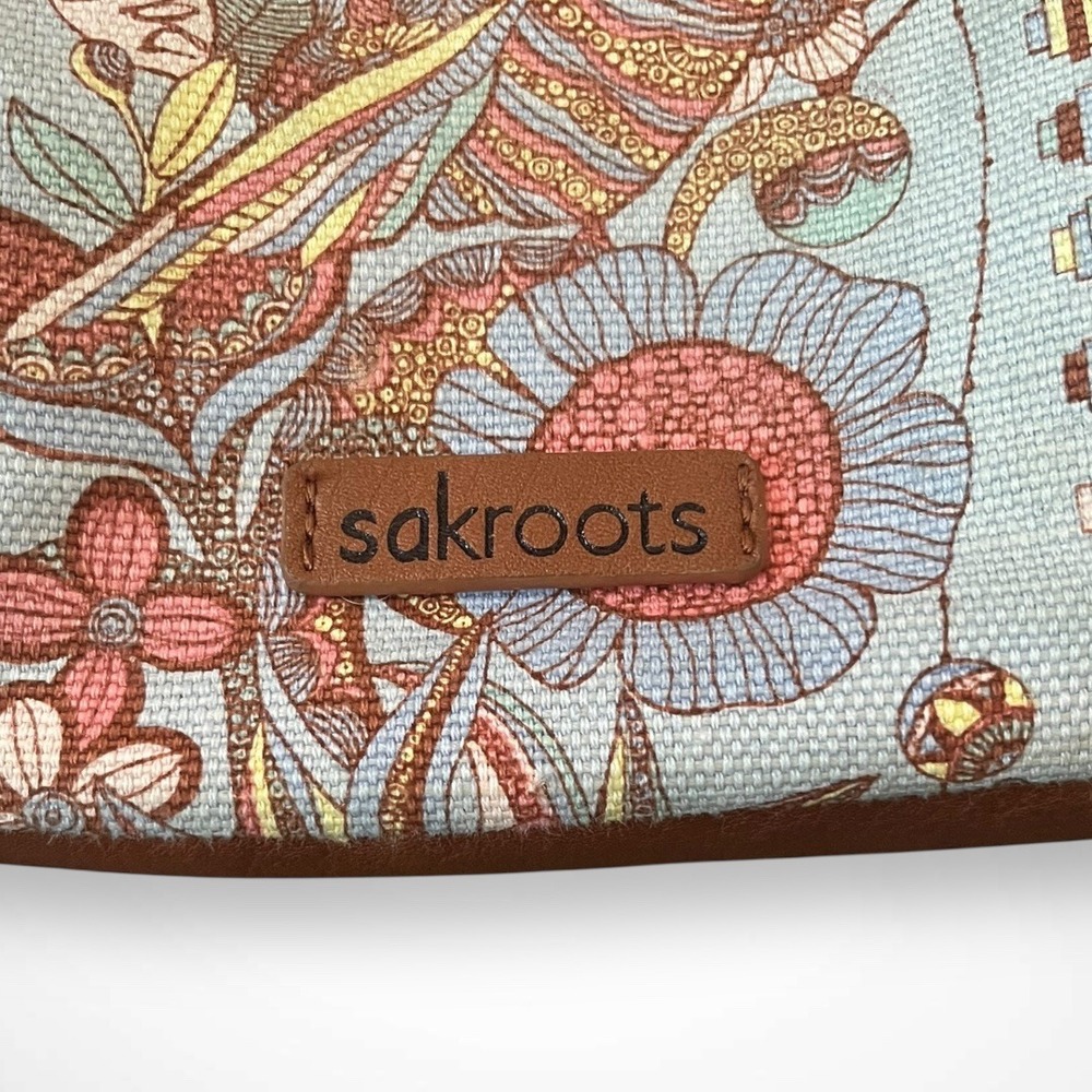 SAKROOTS Sky Spirit Desert Sequoia Straw Hobo Shoulder Bag | EUC - Picture 6 of 7